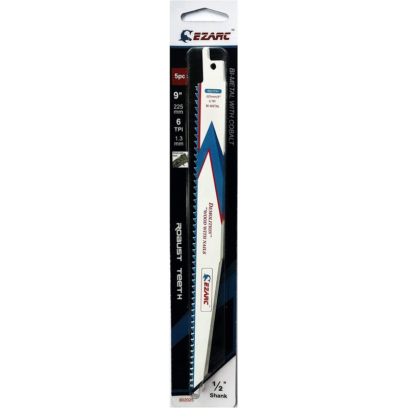 EZARC Reciprocating Saw Replacement Blade Saber Saw Blade for Demolition,