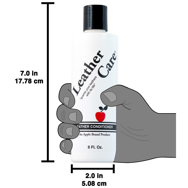 Apple Leather Care Leather Conditioner 8oz Bottle