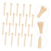 BESPORTBLE 100pcs Wooden Golf Tees for Outdoor Use Golfs Holders