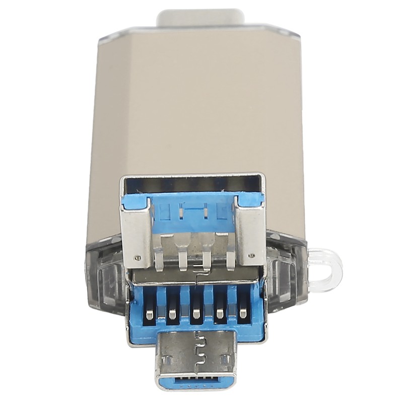 USB 3.0 U Disk Golden Aluminum Alloy ThreeInOne High Speed