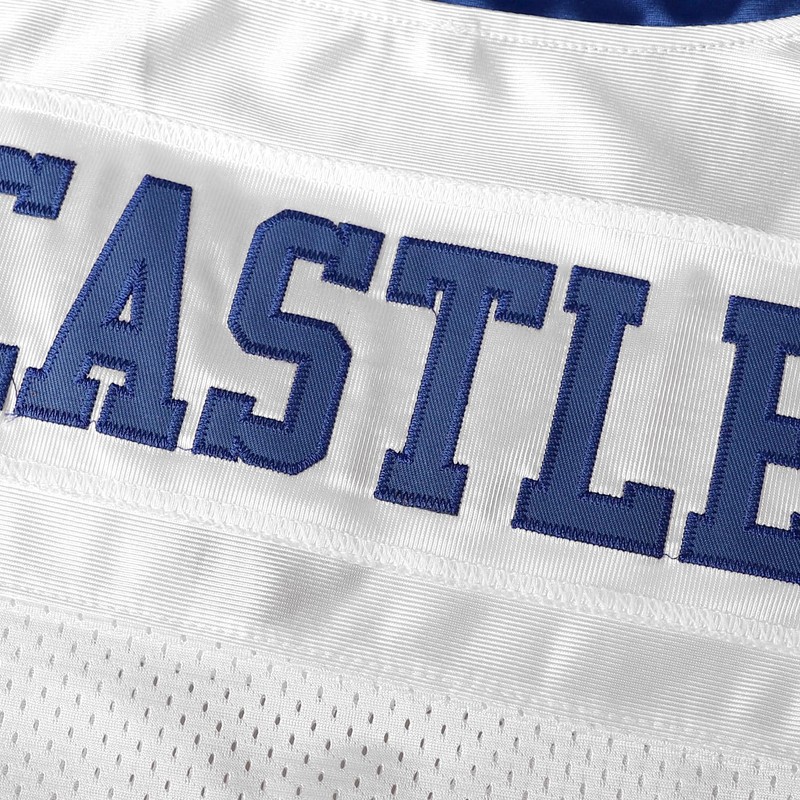 Blue Mountain State 54 Thad Castle Football Jersey Blue White