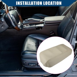 Hihaha Center Console Armrest Covers for Nissan Pathfinder 1996-2004 / Car Interior Accessories/Durable Faux Leather / 1 Pcs Beige