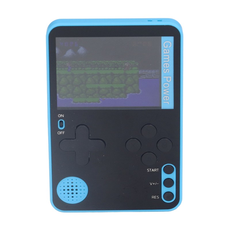 Blue Handheld Game Console Retro Portable Game Player Video Games