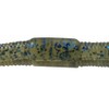 JACKALL Worm Flick Shake 2.8" Dark Cinnamon/Blue Flake