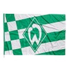 Werder Bremen Diamond Swing Flag (One Size, Green/White)
