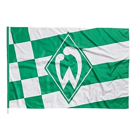 Werder Bremen Diamond Swing Flag (One Size, Green/White)
