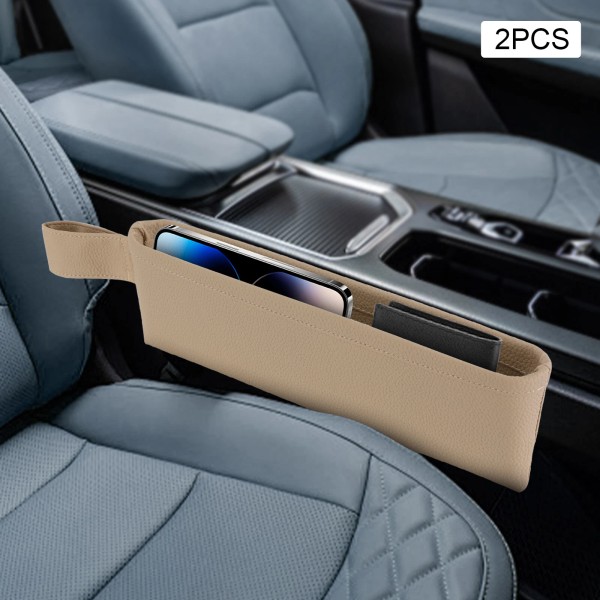 Unbranded 2 Pieces Car Seat Pockets Seat Catcher Holders Car