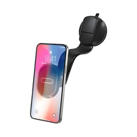 Mandark Car Phone Mount, Magnetic 360° Rotation Vehicle Windshield Air Vent Cellphone Holder, Suction Cup Auto Dashboard Smartphones Bracket Accessories, Universal for SUV, Truck, RV (Elliptical)