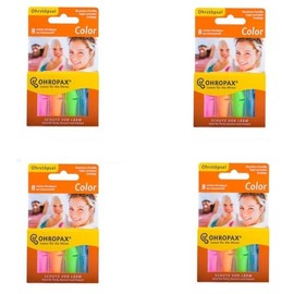 OHROPAX Colour Foam Stoepsel (4 x 8 Pieces)