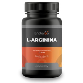 ENDAROO L-Arginina 500 mg, 60 Cápsulas, Suplemento para Vigor, Resistencia y Circulación