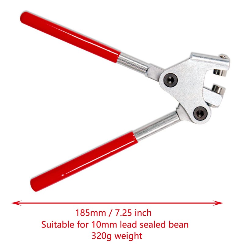 6.5 inch Sealing Pliers Security Plastic 0.39 inch Crimping Range