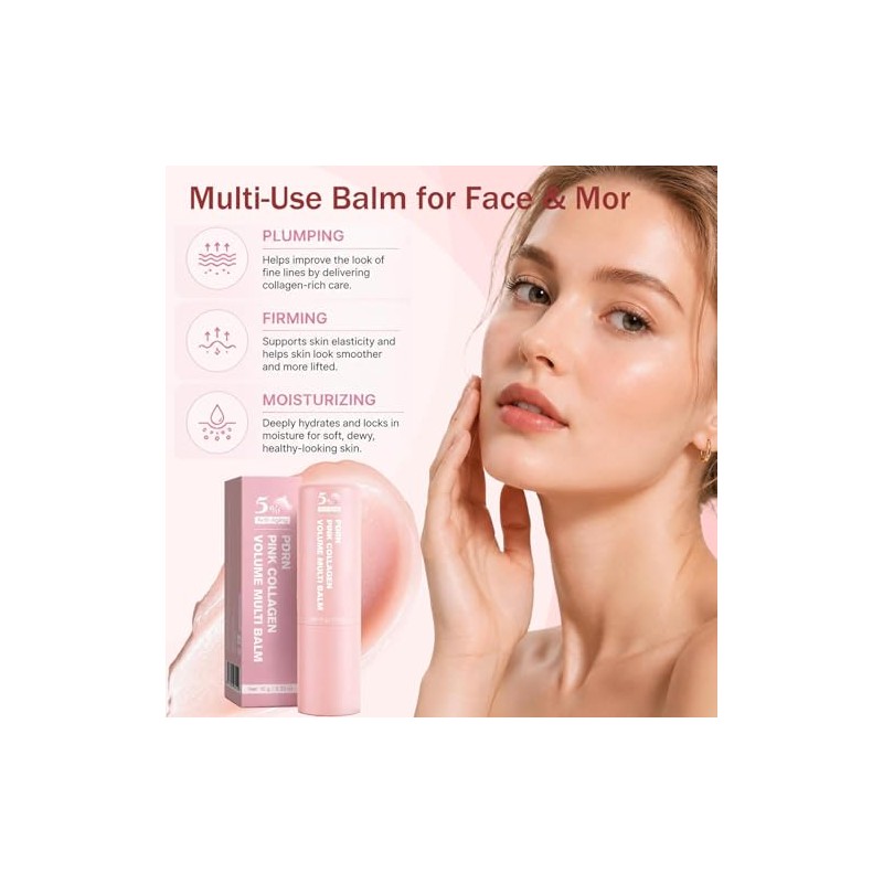 PDRN Pink Collagen Volume Multi Balm Stick, Volufiline Collagen Wrinkle