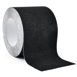 Farady Grip Tape Strong Adhesive Anti Slip Grip Tape Heavy Duty Non Skid Waterproof Safety Friction Tape for Stair, Ramps, Steps, Walkways, Floors, Indoor/Outdoor (Black, 4in x 50ft), HB03390