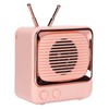 TV Shaped BT Speaker Wireless Lightweight Portable Mini Classic Style