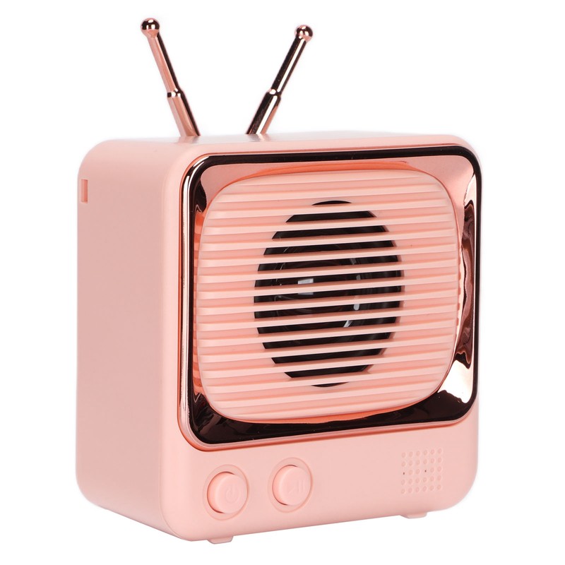 TV Shaped BT Speaker Wireless Lightweight Portable Mini Classic Style