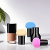 Mushroom Head Makeup Applicator Puff Blue 10ea