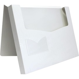 Oxford Caja Portadocumentos, Cierre Elástico, Polipropileno, Pieza, Color Blanco, Tamaño Carta F750