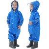 Traje de lluvia para niños y niñas, de una pieza