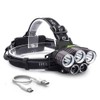 5 LED XM L T6 XPE Headlight 15000 lumens LED