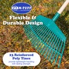 FARM-TUFF 19” Leaf & Garden Rake with 48” Hardwood Handle