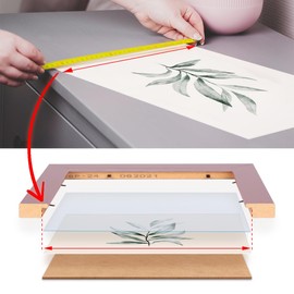 Bildershop-24 Monza Picture Frame in Black High Gloss in 15 x 21 DIN A5 Anti-Reflective Photo Frame, Removable Frame, Poster Frame, Puzzle Frame