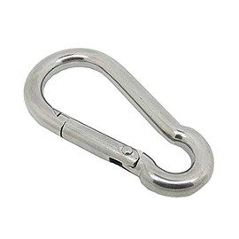 Scuba Choice Boat Clip Stainless Steel Safety Spring Hook Carabiner, 3 1/8-Inch