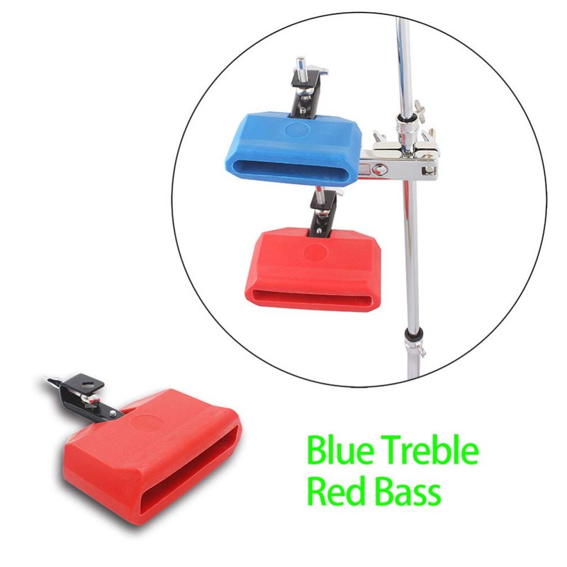 EXCEART Jam Block Plastic Latin Percussion Block Drum Musical Instrument