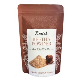 Raslok Soapnut/Aritha/Reetha Powder for hair care | Natural | No Added Preservatives and Additives (3.52 oz)
