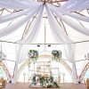 Rollo De Tela De Organza Para Decoración De Boda 1.6x10m