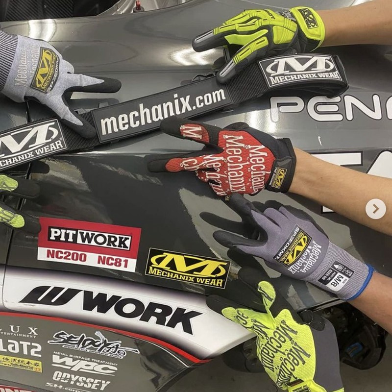 Mechanics Wear Speed Knit M Gray S1EE-08-008 Work Safety Gloves,