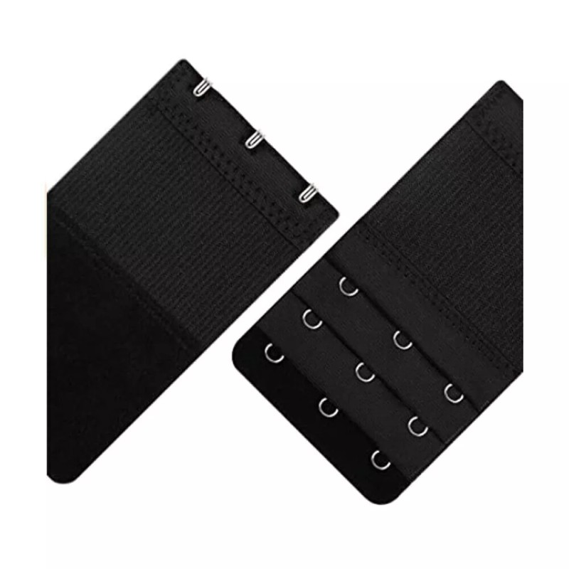 Unbranded 4Pcs Adjustable Bra Extender 2/3/4 Hooks with Elastic Extension