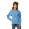 Gildan Adult Fleece Crewneck Sweatshirt, Style G18000, Multipack, Carolina Blue