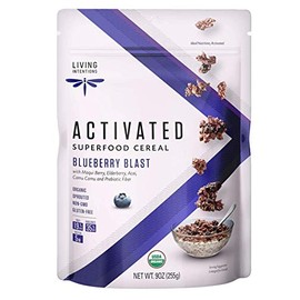 Living Intentions Organic Superfood Cereal – Blueberry Blast – NonGMO – Gluten Free – Vegan Paleo – Kosher – 9 Ounce Unit