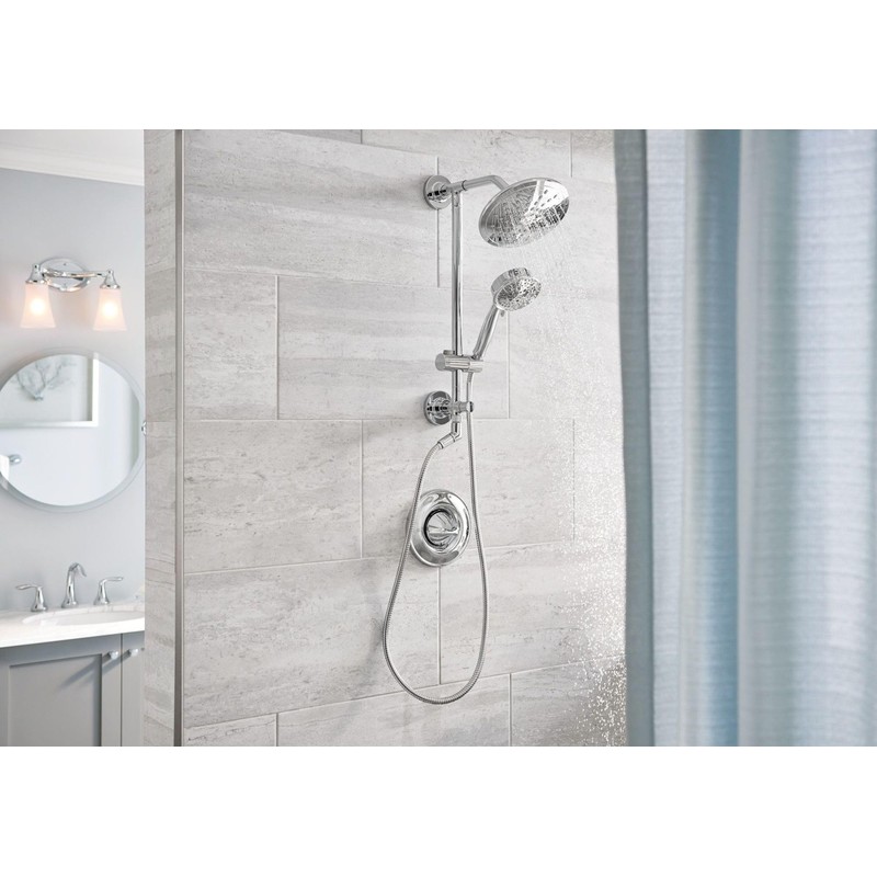 Moen Chrome Replacement 4-Function Eco-Performance Handheld Showerhead, 164927