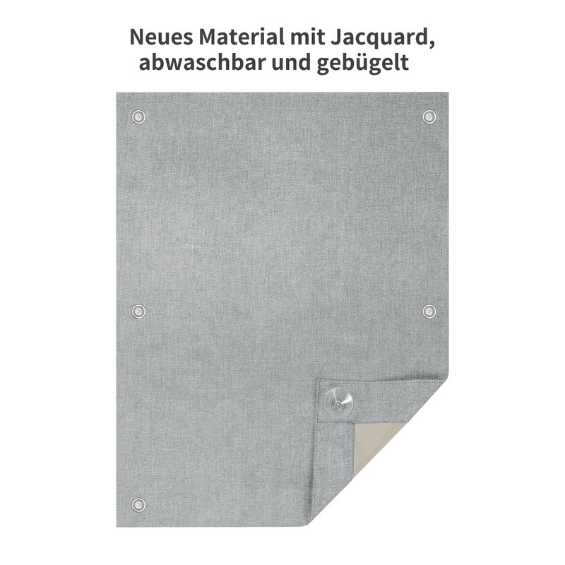 WOLTU Thermal Skylight Roller Blind, No Drilling, Sun Protection, Blackout