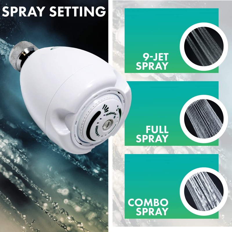 Niagara Conservation N2915N Earth Spa 3-Spray with 1.5 GPM 2.7-in.