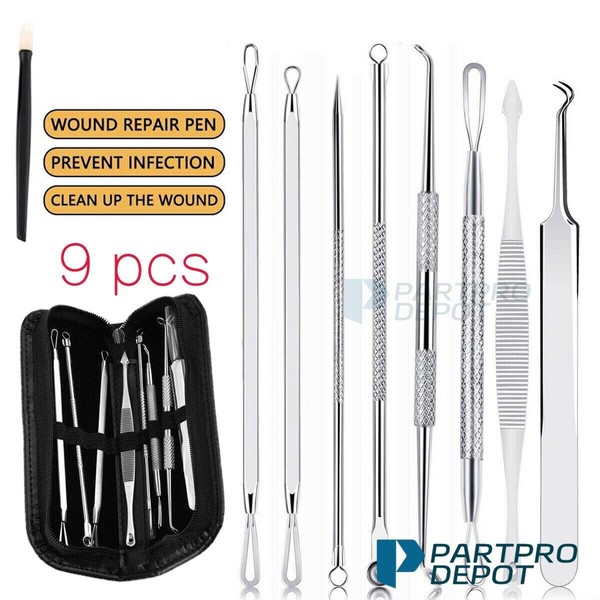 Unbranded Acne Needle Blackhead Remover Pimple Blemish Comedone Extractor Tweezer