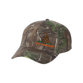 Don't Tread On Me Gadsden Camouflage Hat Cap (Blaze Orange)