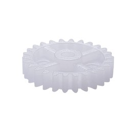 Bettomshin Plastic Gear 262A 0.5 Modulus Pulley Belt Shaft Robot RC Motor Hand DIY Mechanical Parts Kit White 50pcs