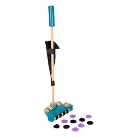 Wooden Vacuum Cleaner Playset by Small Foot – Push Toy “Sucks” Up Velcro Pieces – Comes with Storage Bag – Develops Fine Motor Skills & Imaginative Play – Classic Toy for Toddlers – Ages 18+ Months