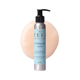 TEIA COSMETICOS Gel Limpiador Facial, Fórmula 99.48% Natural, con Centella Asiática y Árbol de Té, 110 mL