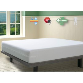 Savel-Waterproof and Breathable Mattress Cover including Anti-dustmite treatment |European Double size 140x190/200 | Heights up to 30 cm