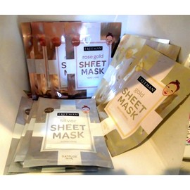 Freeman Metallic Sheet Masks 4 Soothing 4 Brightening & 4 Purifying 12 Masks