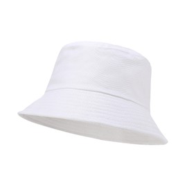 2 Packs Unisex Athletic Bucket Hat Solid Colors Sun Hat with UV Protection for Outdoor Sports Packable Summer Hats Black/White One Size