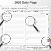 Daily Planner 2026 Yearly Agenda with Hourly Time Slots, January