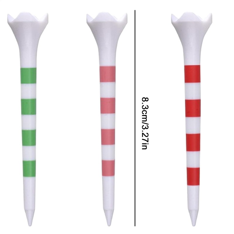 Golf Tee Holder | Training Golf Balls Tees - Striped