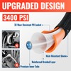 YAMATIC Upgraded Flexible Pressure Washer Hose 50 FT 3400 PSI,