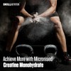 Skill Nutrition Micronized Creatine Monohydrate Orange | High-Absorption Formula with