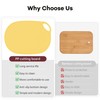 Li&Zhao Plastic Cutting Boards for Kitchen - Chopping Board Small