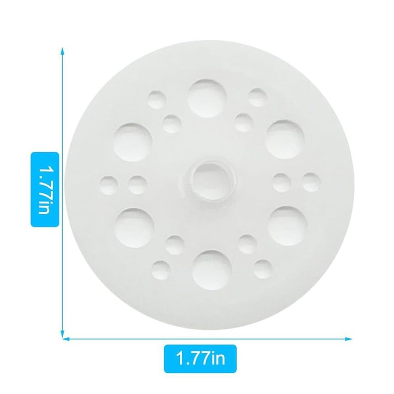 POFET 100 PCS Plastic Washers 45mm Polypropylene Washers for Fixing